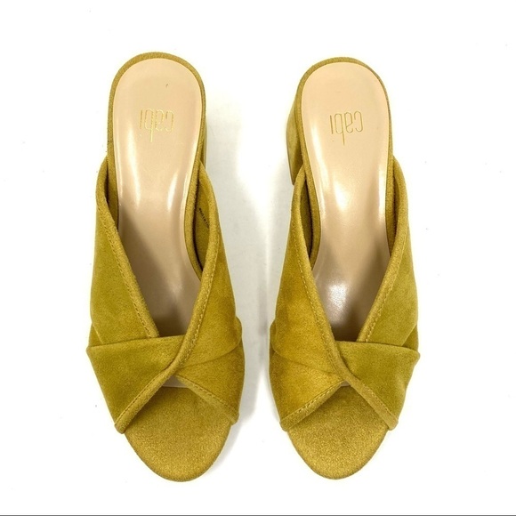 CAbi Mustard Yellow Mules - Picture 6 of 9